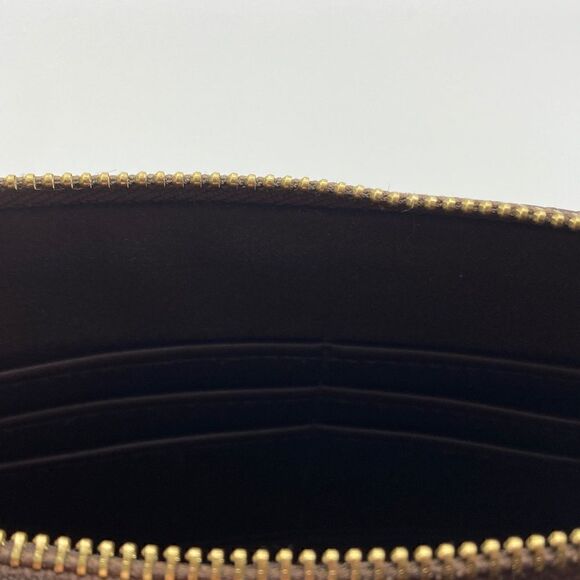 Ellen Tracy Python Wristlet Brown/Chocolate Color - Picture 6 of 9